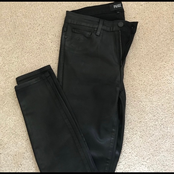 Paige Hoxton Black Fog Luxe Ankle Jeans - Picture 4 of 6